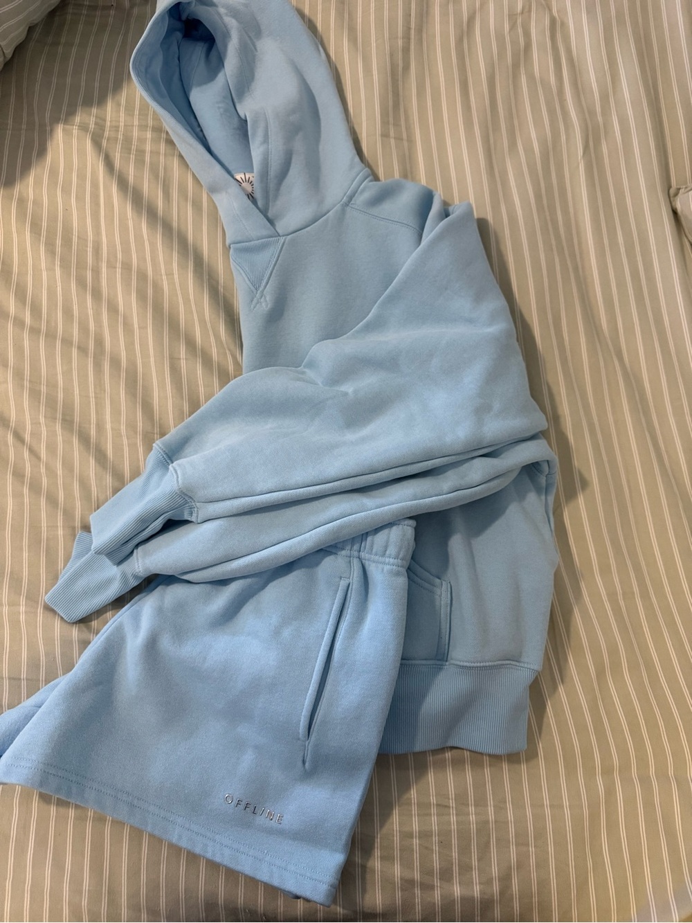 Aerie Offline Hoodie & Shorts Set